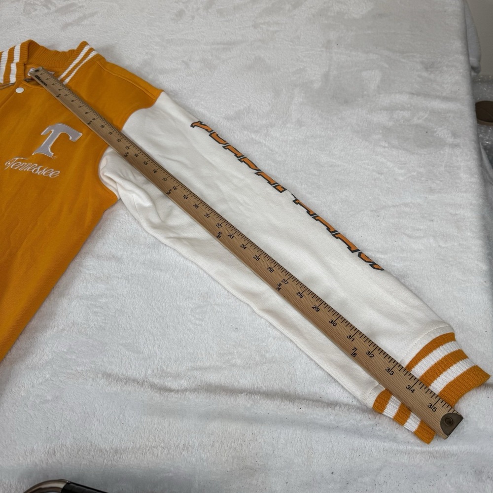 Tennessee Volunteers Mitchell & Ness Knit Varsity Jacket‎ Men's Medium Tall New - Picture 8 of 10
